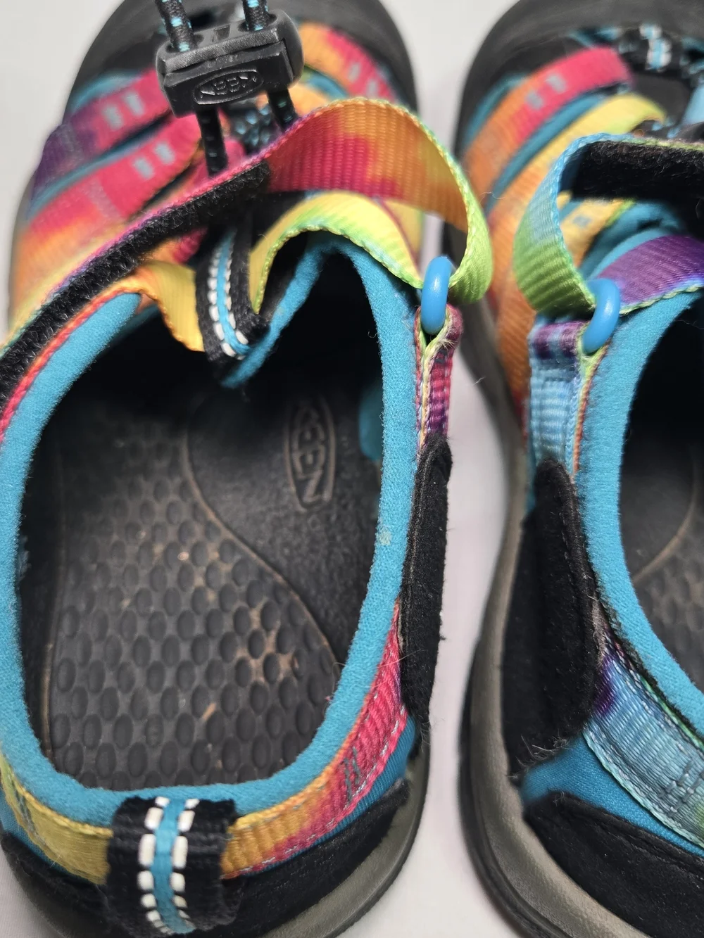 Keen Newport Retro Original Kids Sandals Shoes Size 1 Tie Dye Waterproof